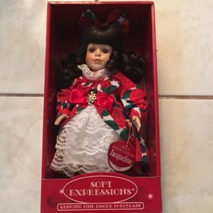 NWT and vintage, Soft Expressions Find bisque porcelain collectible doll